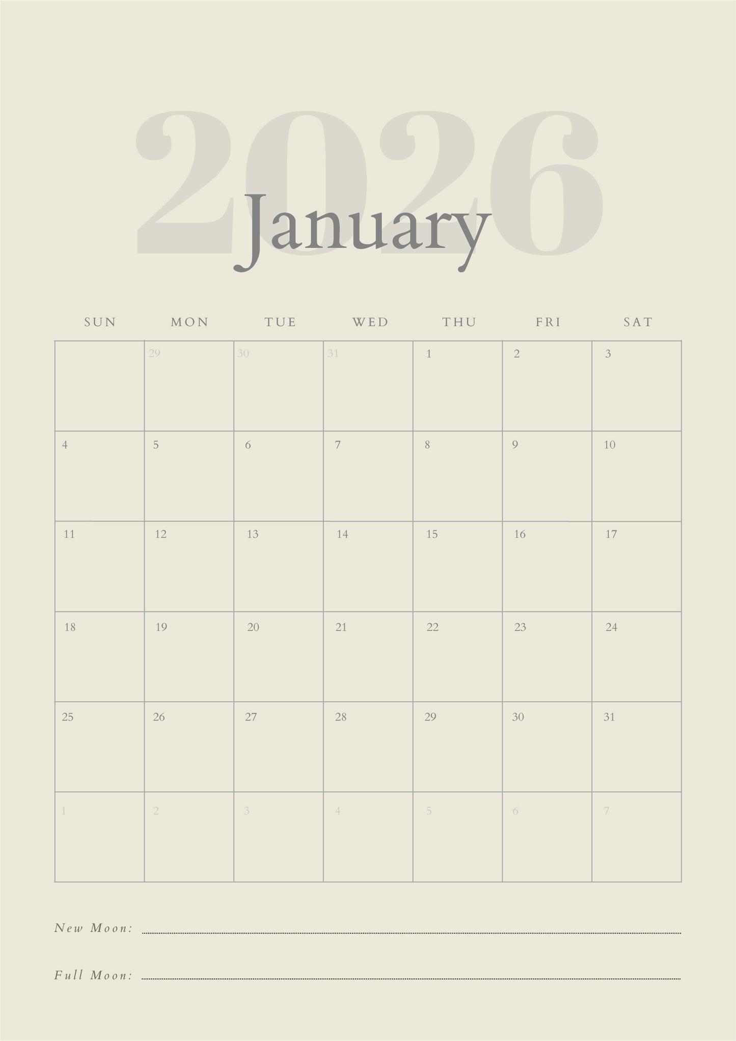 Enso Life Planner 2026